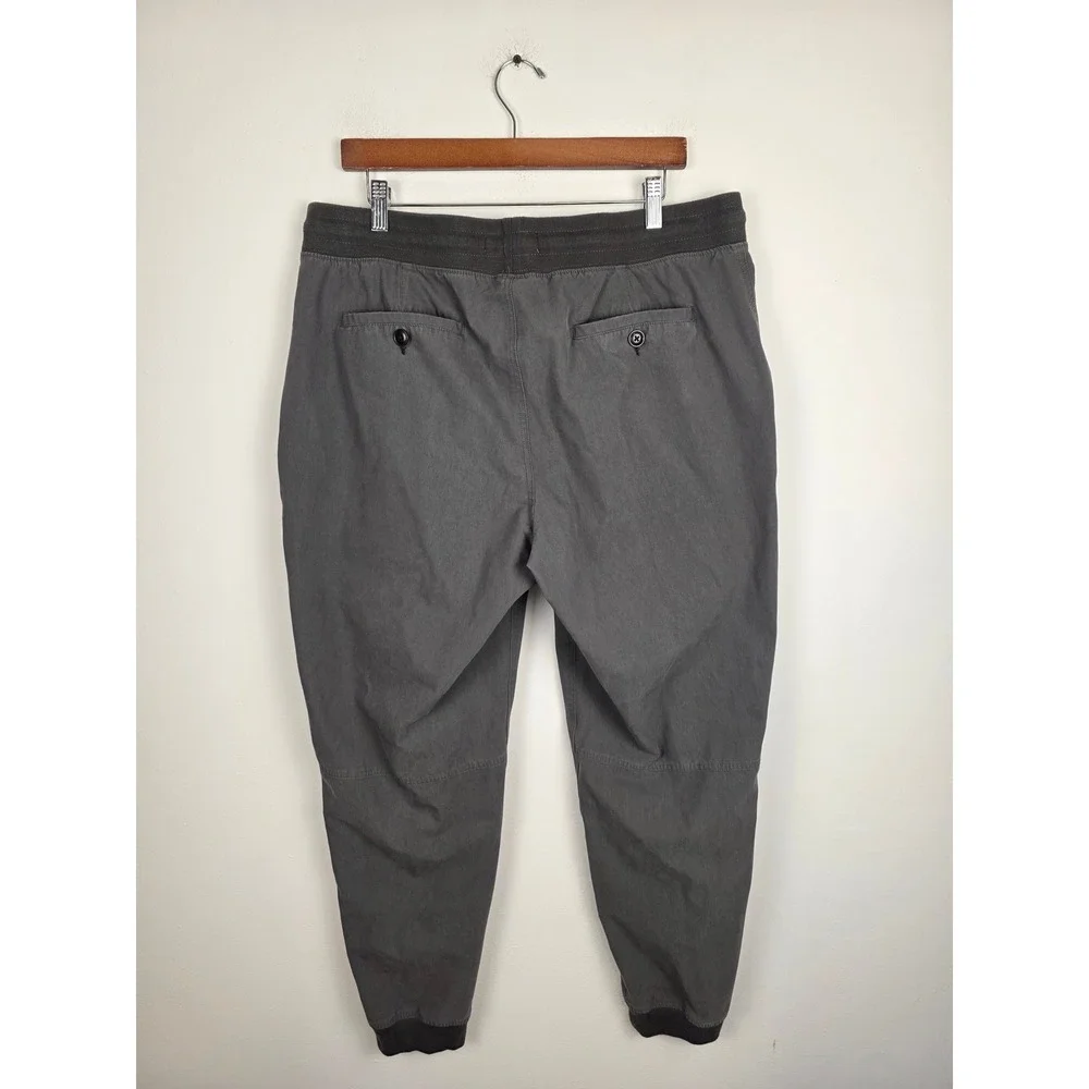 Fieldworth Pace Mens XL Jogger Pants Charcoal Gray Cargo Utility Tapered‎ Cotton